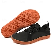 economico Sneakers da uomo-Sneakers da uomo in maglia grigia con suola arancione: scarpe casual traspiranti e leggere per spostamenti quotidiani, passeggiate e attività all&#039;aperto
