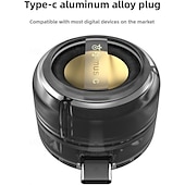 cheap Tool Accessories-Music Amplifier Speaker for Cell Phones, Plug and Play, 5X Amplification, Crystal Clear Sound, Compact Speaker for Home or Travel (3.5mm Socket,Type-c Socket)