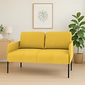 baratos Cobertura de Sofa-capa de sofá adequada para capas acolchoadas de cor sólida do sofá glostad