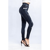 abordables Impression 3D Bleue-Leggings pour femmes Pantalons Impression 3D Chinos Vacances Streetwear Décontracté Longueur Complète Haute Taille Imprimé Papillon Confortable Doux Agréable Extensible Extérieur Rue Noir Bleu Été