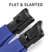 economico Cura Personale &amp; Salute-Set di tagliaunghie con punte oblique e appuntite, tagliaunghie rotante a ganascia larga con design anti-schizzi, lima per unghie a doppia faccia, tagliaunghie per unghie dei piedi resistenti per