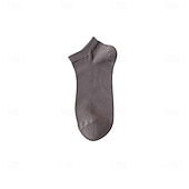 preiswerte Herren Elite Zubehör-Herren 1 Paar Socken No-Show und Liner-Socken Schwarz Weiß Farbe Einfach Schule Formell Outdoor Dünn Sommer Frühling Herbst Ganzjahres Täglich Lässig