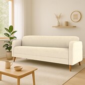 cheap Sofa Cover-Sofa Cover Solid Color Quilted Polyester Slipcovers
