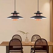 economico Luci a sospensione-Lampada a sospensione a LED da 35 cm, moderna lampada in metallo per isola cucina, illuminazione a sospensione regolabile per isola cucina, lampadario a LED nero oro per sala da pranzo, camera da