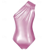 preiswerte Oberteile-Retro Vintage 1980er Rave One Piece Bodysuits Disco Kostüm Damen Halloween Karneval Musikfestival Pride Parade Pride-Monat Erwachsene Trikot / Einteiler Sommer