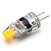 זול נורות דו-פיניות לד-נורות לד G4 AC/DC12V-24V 2W ניתן לעמעום נורת G4 דו-פינית T3 JC בבסיס שווה ערך לנורת הלוגן G4 של 20W לבן לבן חם לנברשת קריסטל 10 יחידות