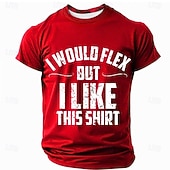 Herren Lustiger Slang T Shirt Kurzarm T-Shirt 3D-Druck Rundhalsausschnitt Hemd Mode Täglich Lustig Straße Lässig Täglich Schwarz Rote Blau Sommer Frühling Ganzjahres Bekleidung S M L XL XXL XXXL preiswerte Lustige T-Shirts für Männer-Herren Lustiger Slang T Shirt Kurzarm T-Shirt 3D-Druck Rundhalsausschnitt Hemd Mode Täglich Lustig Straße Lässig Täglich Schwarz Rote Blau Sommer Frühling Ganzjahres Bekleidung S M L XL XXL XXXL