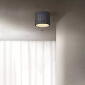 economico Lampade da soffitto con dimmer-Plafoniera a LED a 1 luce, in metallo e pietra, con montaggio a filo, per corridoio, veranda, bar, loft creativo, lampade da balcone 110-240 V