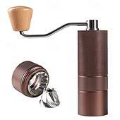 economico Accessori per il caffè-Macinacaffè manuale con macina in acciaio regolabile per cucina, utensile portatile per macinare il caffè espresso a mano