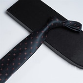 cheap Men&#039;s Ties &amp; Bow Ties-Men&#039;s Neckties Fashion Business Jacquard Pattern Wedding Party Daily Wear