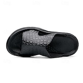 cheap Vacation Sandals-Men&#039;s Copper Faux Leather Slide Sandals with Embossed Crocodile Pattern and Black Cushioned Sole – Stylish Slip-On Sandals for Indoor Lounge, Poolside Relaxation, or Resort Wear