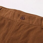 abordables Bas-Rétro Vintage Années 1970 Groovy Pantalons à pattes d'éléphant Pantalon évasé Hippie Disco Taille Normale Velours Côtelé Déguisement Homme Halloween Carnaval Festival de Musique Décontracté Quotidien