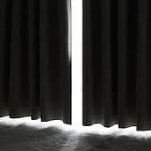 abordables Rideaux-Écran de fenêtre en coton lin de style moderne minimaliste à un panneau pour le salon la chambre la salle à manger le bureau rideau semi-transparent