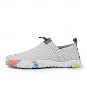 billige Sneakers til herrer-Slip-on nettingsko for menn i beige og oransje – elastiske, pustende loafers for reiser, sommerutflukter og enkel bruk på farten