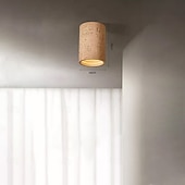 economico Lampade da soffitto con dimmer-Plafoniera a LED a 1 luce, in metallo e pietra, con montaggio a filo, per corridoio, veranda, bar, loft creativo, lampade da balcone 110-240 V
