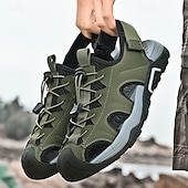 preiswerte Outdoor-Sandalen-Herrensandalen – weiße Outdoor-Wassersport-Sandalen mit verstellbaren Riemen und atmungsaktivem Mesh für Wander-, Strand- und Sommerabenteuer