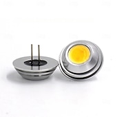رخيصةأون أضواء LED ثنائي الدبوس-لمبات إضاءة ليد G4 تيار مستمر 12 فولت 2 واط لمبة ليد COB G4 ثنائية السنون على شكل UFO لمبة هالوجين 20 واط لمبة مكافئة بيضاء بيضاء دافئة 4 قطع