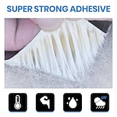 economico accessori per trapano-nastro sigillante impermeabile in butile, nastro sigillante in alluminio per condotti, per la riparazione del tetto del camper, sigillatura di barche e tubi, silicone, vetro &amp;riparazione perdite tetto