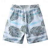 voordelige Heren Elite Shorts-Voor heren Korte broek Strandshorts Trekkoord Grafisch Blad dier Ademend Sneldrogend Knielengte Buiten Vakantie Huis Vakantie Etnische stijl Meerblauw Leger groen Rekbaar