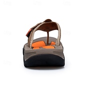 levne Sandály na dovolenou-Pánské outdoorové žabky s T-strap páskem a polstrovanou podrážkou, odolný vzor, sportovní vzhled pro dospělé, vhodné pro plážové aktivity, turistiku, použití u bazénu, letní dovolenou