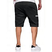 economico All&amp;#39;aperto-Per uomo Pantaloncini cargo Shorts Pantaloncini Estivi Coulisse Elastico in vita Multi-tasche Semplice Comodità Indossabile Lunghezza al ginocchio All&#039;aperto Sport Quotidiano Moda Casual Nero Blu