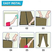 cheap Window Screen &amp; Door Screen-Garage Magnetic Screen Door Garage Door Screen Magnetic Closure Fiberglass Garage Screen Doors for Car Garage Pull Down for Patio, Porch, Window to Keep Bugs Out