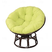 abordables Housse de canapé-Coussin rond pour balcon, patio, jardin, extérieur ou intérieur, coussin de chaise suspendu, coussin de remplacement pour chaise en forme d&#039;œuf