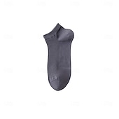 preiswerte Herren Elite Zubehör-Herren 1 Paar Socken No-Show und Liner-Socken Schwarz Weiß Farbe Einfach Schule Formell Outdoor Dünn Sommer Frühling Herbst Ganzjahres Täglich Lässig
