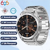 Χαμηλού Κόστους Smartwatch-Έξυπνο ρολόι s8pro με bluetooth κλήσεων, οθόνη HD 1,62&quot;, αδιάβροχο fitness tracker με βηματόμετρο, λειτουργίες πολλαπλών αθλημάτων, φωνητική υποβοήθηση, push μηνυμάτων, συμβατό με NFC