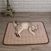 abordables Tapis de Refroidissement-Tapis rafraîchissant pour chien - lit rafraîchissant instantané pour chien &amp;chats non toxiques &amp;tapis rafraîchissant antidérapant lavable en machine pour l&#039;intérieur &amp;utilisation en voyage