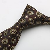 billiga Slipsar och flugor-Herr Slipsar Mode Affär Jacquard Geometrisk Bröllopsfest Dagliga kläder