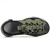 preiswerte Outdoor-Sandalen-Herrensandalen – weiße Outdoor-Wassersport-Sandalen mit verstellbaren Riemen und atmungsaktivem Mesh für Wander-, Strand- und Sommerabenteuer