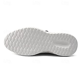 economico Sneakers Casual-scarpe da ginnastica da uomo blu in maglia con lacci, design elegante e suola ammortizzata per camminare, correre e l'uso quotidiano