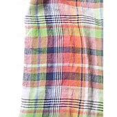 economico Casual da lavoro-Per uomo Camicia Camicia di lino Camicia Estiva Camicia casual Camicia da Spiaggia Camicia con Bottoni Plaid Ferie Abbigliamento quotidiano Multi Color Manica Corta Collo ripiegato Estate