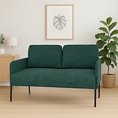 baratos Cobertura de Sofa-capa de sofá adequada para capas acolchoadas de cor sólida do sofá glostad