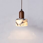 светодиодный подвесной светильник подвесные светильники для потолка каменные деревянные подвесные светильники люстры с абажуром для столовой роскошное украшение гостиной 110-240 В Недорогие Подвесные огни-светодиодный подвесной светильник подвесные светильники для потолка каменные деревянные подвесные светильники люстры с абажуром для столовой роскошное украшение гостиной 110-240 В