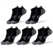 billiga herrstrumpor-Herr Multipack Socka Löparstrumpor Vardagliga strumpor Svart Vit Färg Färgblock Semester Sport &amp; Utomhus Dagligen Grundläggande Medium Vår Höst Mode Ledigt