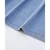 economico Pantaloni e gonne-Bambini Ragazze Pantaloncini Tinta unica Streetwear Nodo da legare Scuola Dai 4 anni in su Estate Azzurro