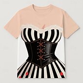 abordables Ropa Gráfica-T-Shirt bávaro Munich Alemán Gracioso Camiseta Gráfico para Mujer Adulto Impresión 3D  para Carnaval Cerveza Oktoberfest Fiesta