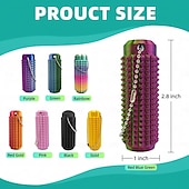 olcso Ajándék-3D nyomtatott kis ouchies fájdalomcsillapító fidget kulcstartó, szorongásoldó fájdalomcsillapító bumpy fidget fájdalomcsillapító fidget játékok újdonság ajándékok barátoknak