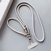 お買い得  携帯電話用ストラップとリストストラップ-手首と首に巻けるロープが付いた2イン1の携帯ストラップ - 取り外し可能なパッチと携帯ケース用の金属クリップ付き