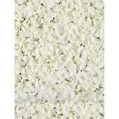 economico Piante e Fiori Artificiali-recinzione artificiale simulata, rete decorativa da giardino in rattan, recinzione telescopica in legno, parete di fiori finti per matrimoni, sfondo e decorazione del giardino