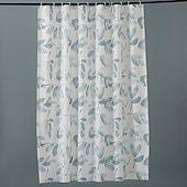 cheap Shower Curtains-PEVA Shower Curtain Bath Curtain Waterproof Mildew Proof Green Leaf Pattern, Including Hooks 180x180cm 70&quot;x70&quot;