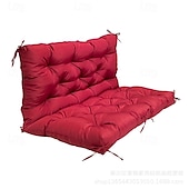 baratos Cobertura de Sofa-Almofada de assento de balanço grossa para balanço externo, almofadas de reposição para balanço de varanda de 2 ou 3 lugares, verde