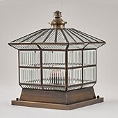 cheap Post Light-Modern Outdoor Post Lights For House Outdoor Fence Column Light With Acrylic Shade Black Finish, IP65 Waterproof Square Pillar Lights Outdoor For Porch, Doorway, Front Yard