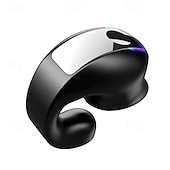 baratos Auscultadores TWS True Wireless-Fones de ouvido com clipe de orelha GD28 verdadeiramente sem fio Bluetooth 5.3 – Fones de ouvido leves TWS para esportes com microfone som HiFi controle por toque longa duração da bateria para iOS e