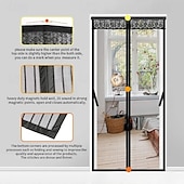 cheap Window Screen &amp; Door Screen-Magnetic Screen Door Portable, Fly Or Bug Screen Magnetic, Doorway For Sliding Door,Garage,Patio,Kitchen,Living,Window Room,Bedroom,Bar,Pet and Kid Easy Entry