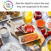 billiga LED-spotlights-GU10 halogenlampa 220v 50w halogenlampor MR16 med glasskydd 2700k varmvit dimbar för ljusvärmare lampskena taklampa 6st