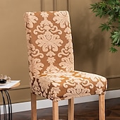 abordables Funda para silla de comedor-Funda para silla de comedor para el hogar, de tela polar, elástica, para el asiento