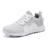 cheap Men&#039;s Golf Shoes-Men&#039;s White Golf Shoes with Multi-Traction Sole - Lightweight, Breathable Design for Outdoor Sports